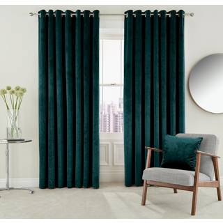 Helena Springfield Helena Springfield Teal Blue Velvet Escala Curtains