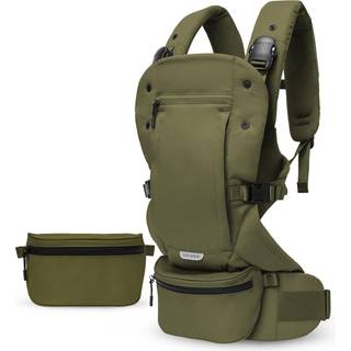 Colugo Baby Carrier - Baby Carrier nyf?dt til sm?barns sm?barnsselskab Justerbar letv?gts ?ndedr?tsselskab til nyf?dt til 33 pund (oliven)