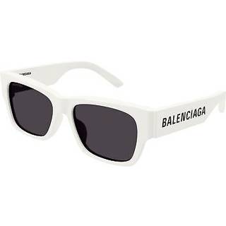 Balenciaga Unisex BB0262SA 003 Solbriller Acetat Hvid Grå Firkantet