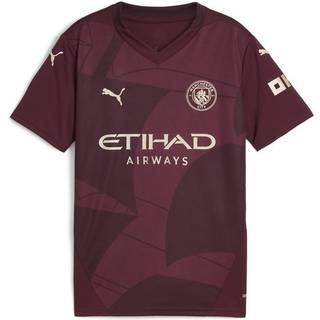 Puma Manchester City 24/25 Third Jersey Youth, Red, Size 15-16Y, Clothing - Dark Jasper - 15-16Y