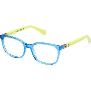 Guess Unisex GU50144 090 Optiske stel Acetat Blå Firkantet Normal