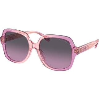 Coach HC8395F CR962 Asian Fit 581390 56 Solbriller Kvinder Lyserød - Pink Gradient - 56mm