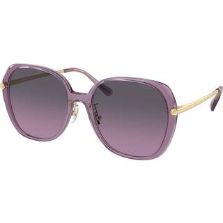 Coach HC8403D CR636 Asian Fit 582590 59 Solbriller Kvinder Purple - Transparent purple - 59mm