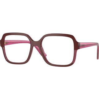 Vogue Briller VO5555F Asian Fit 3154 54 Briller Kvinder - Top Bordeaux Burgundy On Transparent Fuc - 54mm
