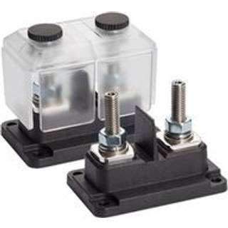 Klemrække TBS Electronics DCM Dual Insulated Stud, 2 x M10, med låg