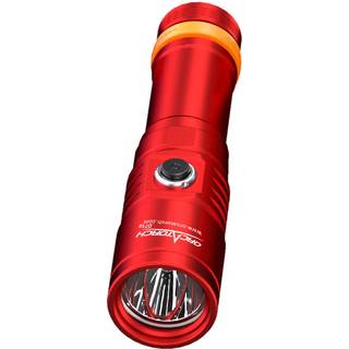 OrcaTorch Dykkerlygte D710 LED 3000 Lumen Rød rød