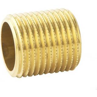 Nippelrør messing 1/2" - sammenskåret