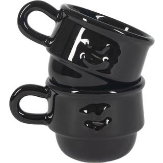 Niko June - Kantine Cup 2 Pcs Black - Kaffekopper - Niko Juno - Sort
