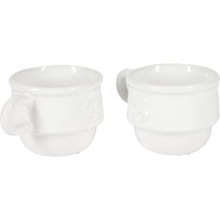 Niko June - Kantine Cup 2 Pcs White - Kaffekopper - Niko Juno - Hvid