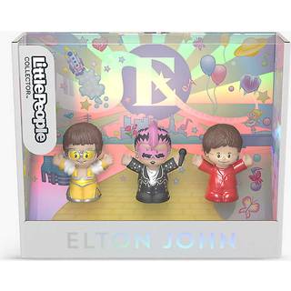 Little People Collector Elton John Special Edition Set for Adults & Fans 3 Siffror i en visningslåda