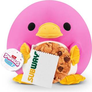 Snackles Series 2 Platypus & Subway 8 tommer plys af Zuru Ultra Soft Plush Collectible Plush med ægte licenserede mærker udstoppet dyr Gavebar