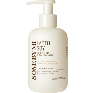 SoMe By Mi Lactosoy Mild Bubble Peeling Cleanser (180 ml)