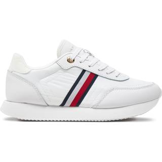 Tommy Hilfiger White Polyester Sneakers