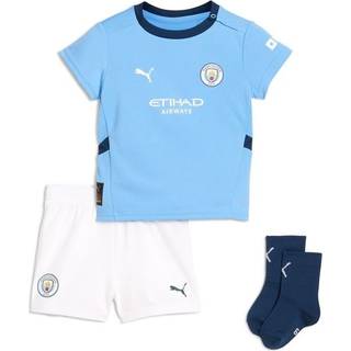 Puma Manchester City 24/25 Home Babykit Toddler, Blue, Size 1-2Y, Clothing - Marine Blue - 1-2Y