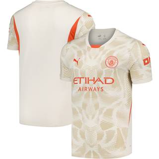 Men&#39;s Puma Manchester City 24/25 Goalkeeper Short Sleeve Jersey, White, Size L, Clothing - Putty - L
