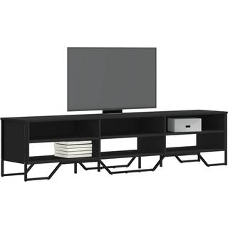 tv-bord 180x34x41 cm konstrueret træ sort