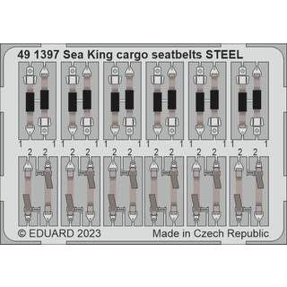 Sea King HU.5 cargo seatbelts STEEL 1/48 AIRFIX