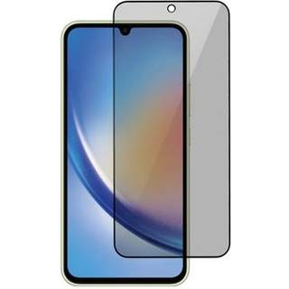 Samsung Galaxy M35 Privacy Full Cover Skærmbeskyttelse Hærdet Glas - Sort Kant