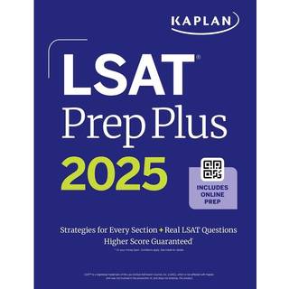 LSAT Premium Prep (2025) Kaplan Test Prep: Master the Digital LSAT with Exclusive 99th-Percentile Instructor Videos, Data-Driven Strategies, and Official Practice