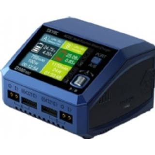 SkyRC 10A Oplader D100neo. Dobbeltlader 2 batterier med strømforsyning på 2x100W - NiMH, Lipo,LiFe, LiIon - 1-6S