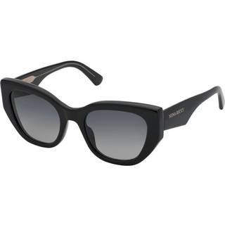 Nina Ricci SNR398 0700 54 Solbriller Kvinder - Shiny Black - 54mm