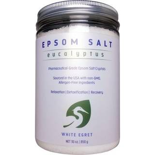 Hvid egret epsom salt eukalyptus 2,5 pund