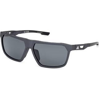 Adidas Sport SP0096 Polarized 02D 60 Solbriller Mænd - Matte Black - 60mm