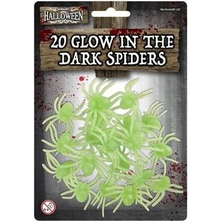 Edderkop glow-in-dark 20-pk