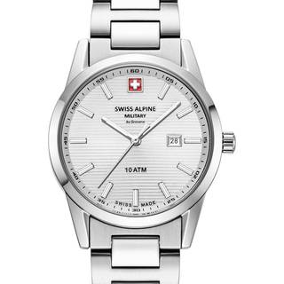 Swiss Alpine Military 7767.1132 Damenuhr Argos silber 34mm 10ATM