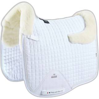 Premier Equine European CC Merino dressurunderlag - Hvid/Natur