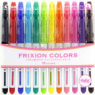 Pilot Frixion Colors 12C SFC-120M12C (Japan Import)