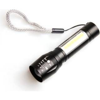 Genopladelig mini LED-lommelygte med zoom