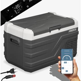 Arebos® kompressor køleboks 26L APP control USB connection ECO mode Cooling and heating function