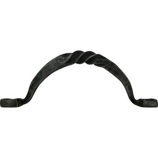 Griff Schmiedeeisen Möbelgriff Schwarz Schubladengriff Rustikal Antik-Stil 23 cm