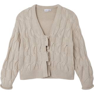 NAME IT Strik Cardigan Kimmao Peyote Melange