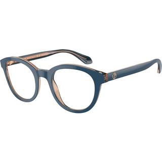 Giorgio Armani AR7256F Asian Fit 6085 50 Briller Mænd Blue - Top Blue On Transparent Brown - 50mm