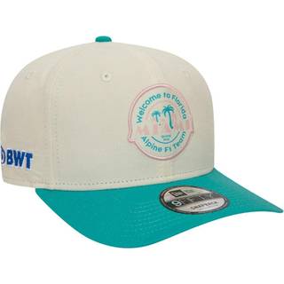 Alpine Racing Miami Race Special White 9FIFTY Snapback Cap newera adult unisex White newera adult unisex White newera adult unisex White newera adult - S-M