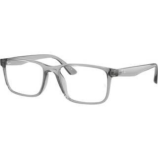 Ray-Ban RX7241D Asian Fit 8012 55 Briller Mænd Krystalklar - Transparent Grey - 55mm