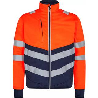 ENGEL Safety softshelljakke Orange/Blue ink 1150-237 4XL