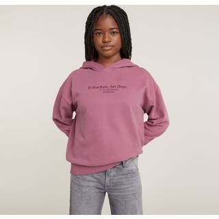 Girls Hoodie Brushed - Purple - girls