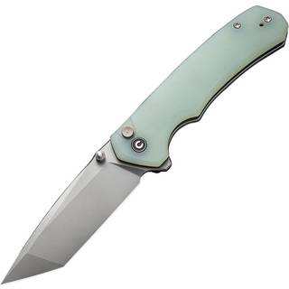 Button Lock Brazen, Natural G-10, Stonewash