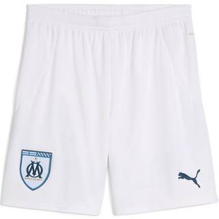 Men&#39;s Puma Olympique de Marseille 24/25 Shorts, White, Size S, Clothing - Azure - S