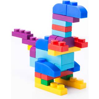 Uniplay Plus Soft Building Blocks - Kreativitet Leget?j Uddannelsesm?ssig leg Kognitiv udvikling Tidlig l?ring Stablingsblokke til sp?db?rn og sm