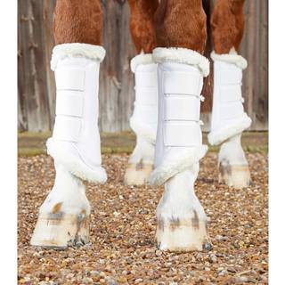 Premier Equine Techno Wool gamacher - Hvid, S