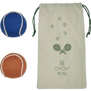 OYOY Tennis Ball Rattle Abrikos / Blå 0-3 Y      Unisex