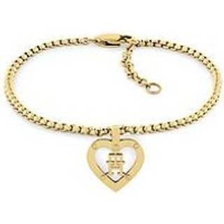 Tommy Hilfiger Monogram Heart Armbånd Forgyldt Rustfrit Stål 2780921 - Dame