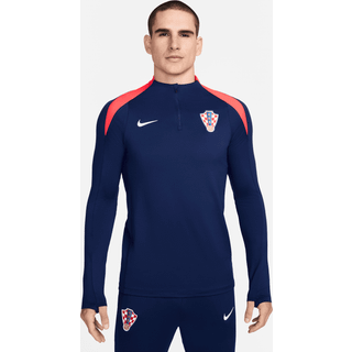 Kroatien Strike Nike Dri-FIT-fodboldtræningstrøje til mænd - blå - M