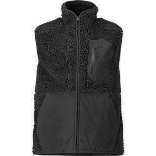 MASCOT CUSTOMIZED fiberpelsvest med lynlås, sort - 4XL