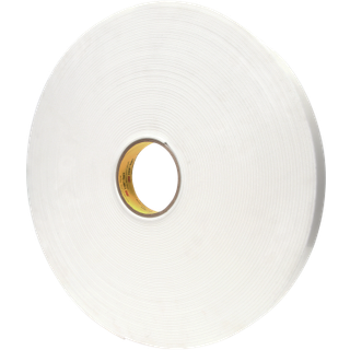 VHB dobbeltklæbn. skumtape 4959F hvid 25mm×16,5mtr