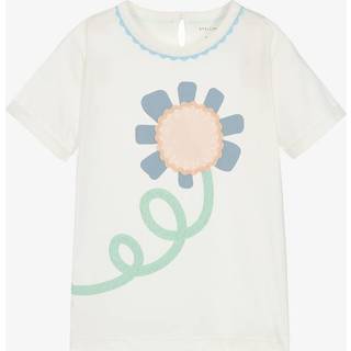 Stella McCartney Kids Printed cotton jersey T-shirt - white - Y 14
